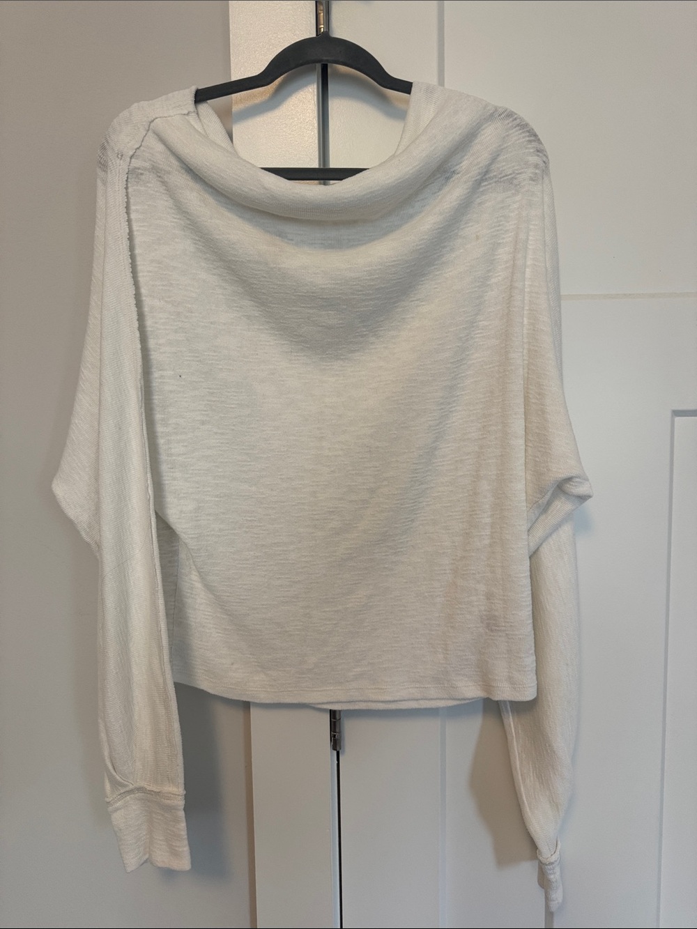 We The Free Off-White Cowlneck Sweater